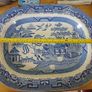 Antique willow pattern platter Image 6