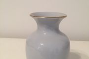 Stylish small light blue vase made by the German company M&amp;O