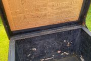Antique Strong Box Lead Lined