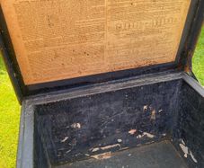Antique Strong Box Lead Lined
