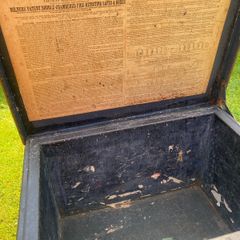 Antique Strong Box Lead Lined
