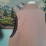 Quilted Isle gilet with knitted arm trim Image 5