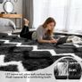 Rugs Living Room - 160x230cm Fluffy Shaggy Area Rugs for Bedroom - Large Anti Slip Carpet - Washable Modern Floor Carpets - Soft Thick Pile Bedside Rug for Kids Bedroom Image 6
