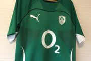 Ireland Rugby Jersey. Season 2009/2011. Official Puma Mens Home Jersey. Authentic Original From 2009. Not A Modern Day Remake.