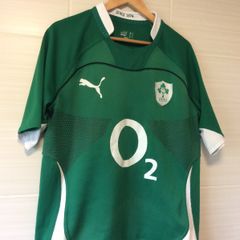 Ireland Rugby Jersey. Season 2009/2011. Official Puma Mens Home Jersey. Authentic Original From 2009. Not A Modern Day Remake.