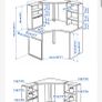 IKEA corner desk Image 6