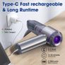 Car Vacuum Cleaner Cordless Powerful 22000Pa Strong Cyclonic Suction Blowing Brushless Motor Portable Rechargable Lightweight for Pet Hair Vehicle Home Office Purple Image 5
