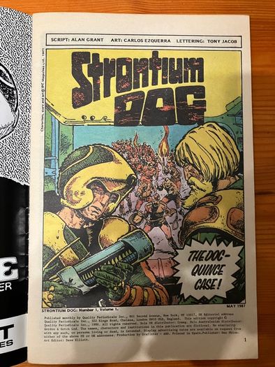 Comic: 'Strontium Dog' no. 1 / 1975