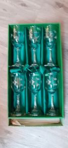 6 Eamon Glass Willow Wine Glasses