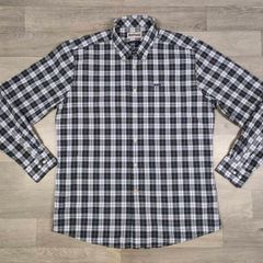 Barbour Button Down Check Shirt Mens XL Tailored Fit