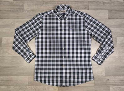 Barbour Button Down Check Shirt Mens XL Tailored Fit