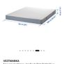 king mattress, Ikea vestmarka sprung Image 5