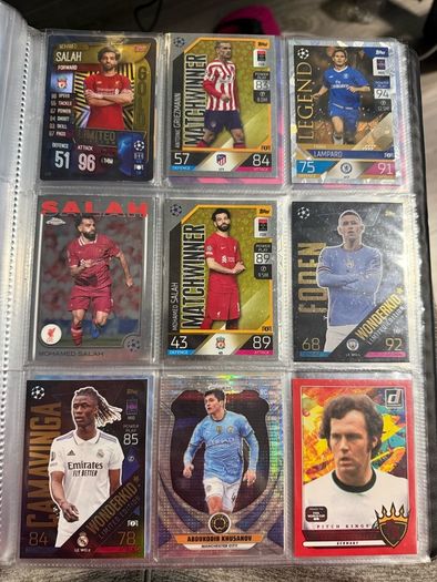 football cards + binders (offers Welcome )