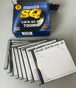 8 Blank CDs