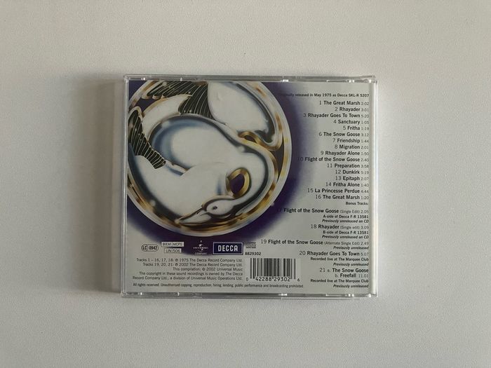 Camel The Snow Goose CD NM