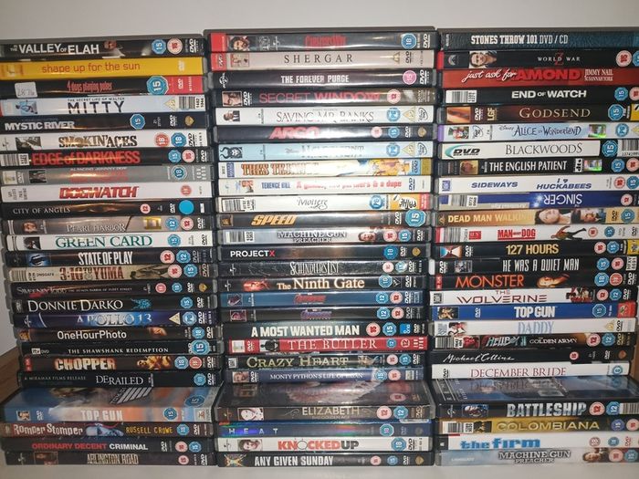 DVD Movie Collection  6 for 10e
