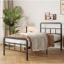 Single Bed Frame with Curved Headboard Image 10