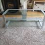 Heavy 3 tier glass tv stand Image 2