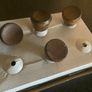 4 Old Wooden Knobs Image 4