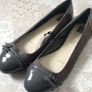 Collection Debenhams Grey Flats size 8 New Image 2