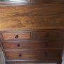 Antique writing bureau bookcase Image 8