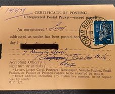 1979 Irish Philatelic piece