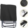 Black Chair Cover,Outdoor Folding Chair Cover Waterproof Dustproof and UV Resistant Image 5