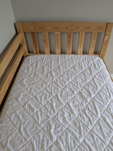 2 single beds or bunk bed comes with mattress