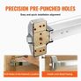 Push Bar Door Locks, Stainless Steel Panic Bars for Exit Doors, with Exterior Lever and 3 Keys, Push Bar Panic Exit Device Door Hardware for Metal Wood Door, for Left and Right Handed Doors Image 4