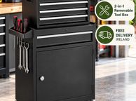 main image for ad Heavy Duty Tool Trolley with 5 Drawers &amp; Cabinet