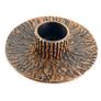 Mid Century Brutalist Bronze Candlesticks Image 6