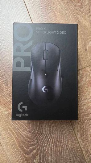 Logitech G Pro X Superlight 2 Dex Wireless Gaming Mouse (Custom Corepad Skatez CTRL pre-installed) - Black