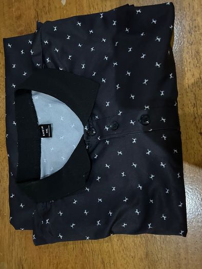 Black  polo XXL