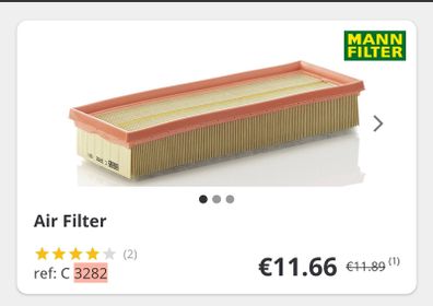 Mann C3282 Air Filter