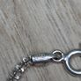 Vintage Italian Sterling Silver 925 Twisted Flat Chain Bracelet 18.5cm Image 3