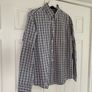 M&S Collection Mens Black & Grey Check Long Sleeve Shirt Image 3