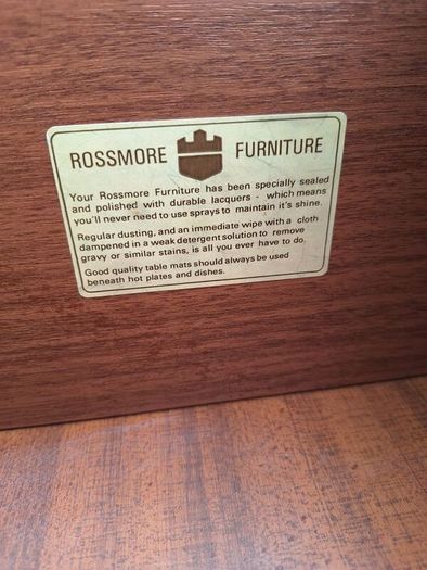Beautiful vintage Rossmore chest of drawers