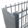 2D Gabion Fence Galvanised Steel 2.008x0.83 m 10 m (Total Length) Grey Image 9