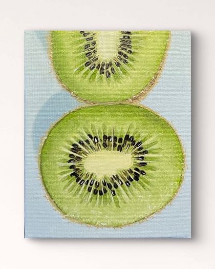 Original oil painting on canvas board