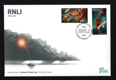 2024 Ireland Bicentenary Royal National Lifeboat Institution (RNLI) Commemorative Stamp An Post First Day Cover (FDC)