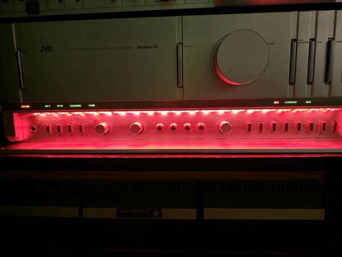 Jvc A-x9 Hi-end Power Amplifier New Capacitors Only One In Europe