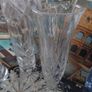 Three Cut Glass Bud Vases Image 5