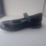 Clarks Relda Wish Black Leather School Shoes - UK 13.5 (EU 32.5) Image 4