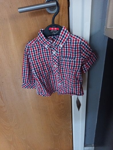Mothercare  Baby  Boys Long Sleeved  Shirt. Age - 3-6 months.   B.N.W.T.