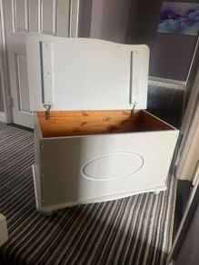 wooden storage chest
