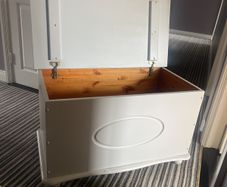 wooden storage chest