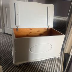 wooden storage chest