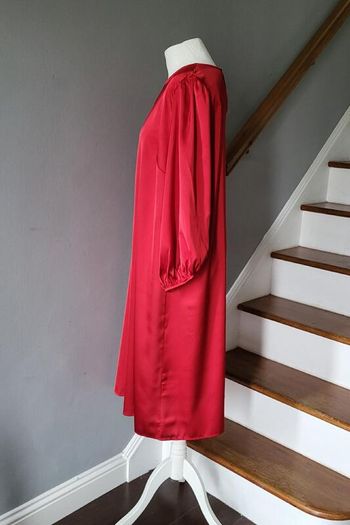 CurveWow red satin shift dress, Size 18, BNWT