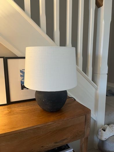 Neptune Herstal  lamp base and Lucile shade