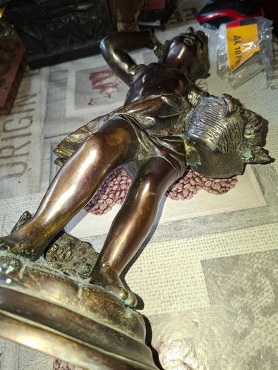 Very Large Heavy 19th Century French Bronze Sculpture by the renowned artist Auguste Moreau 1834 to 1917, Postage Available or Collection